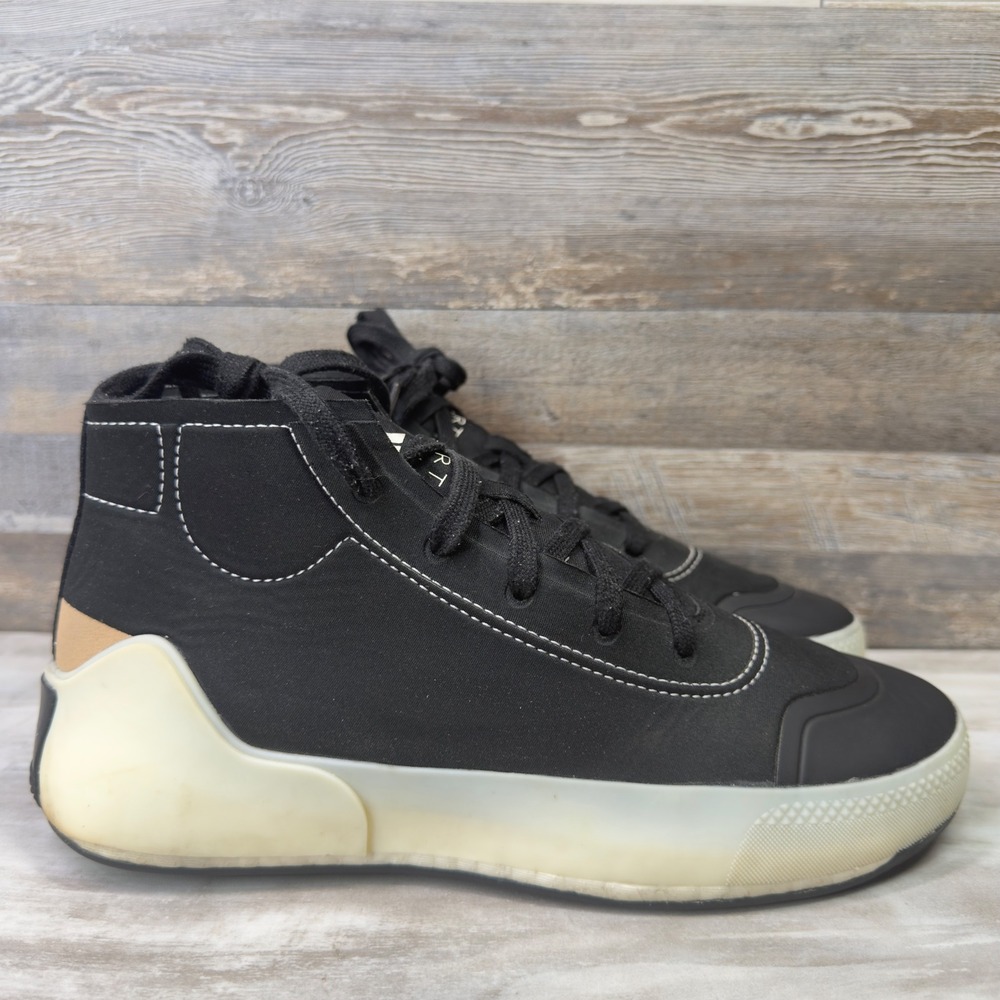 Adidas by Stella McCartney Treino Mid-Cut Sneakers Core Black FX1955‎ Womens 9